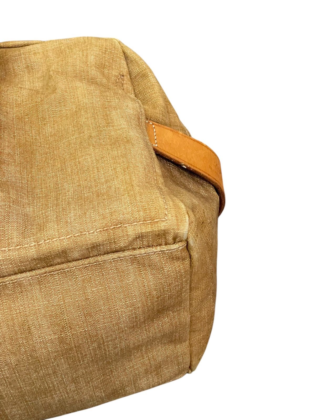 Genuine Leather Leather Cotton Canvas Lagasha Japan East/West Bag 1🟩5 Size ONE SIZE - 18 Thumbnail
