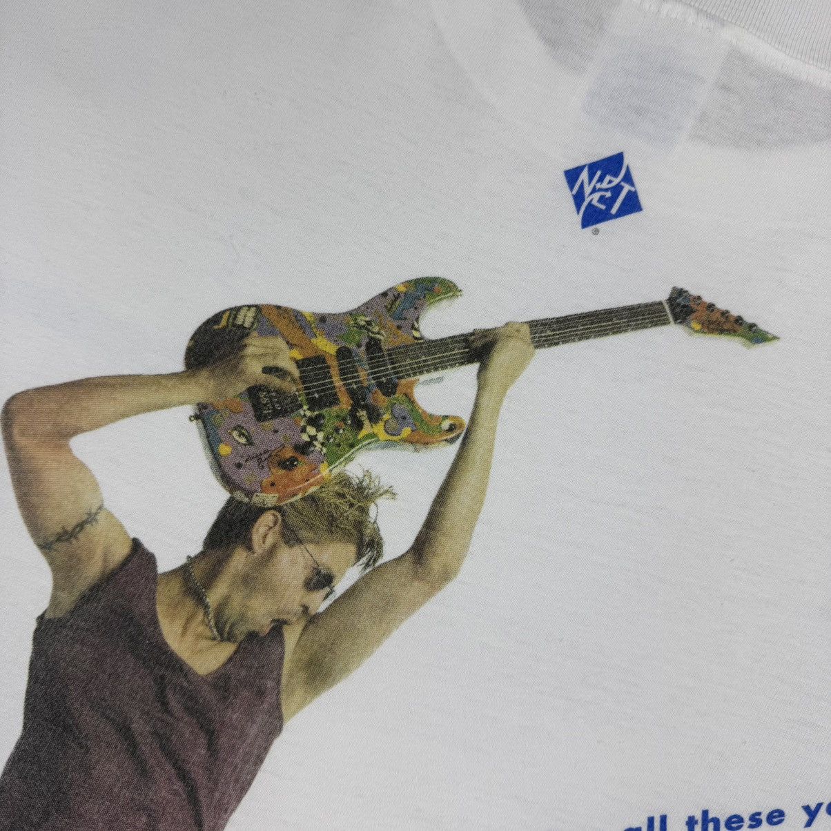 Band Tees Vintage Guitarist Steve Vai NET Promo T-shirt Size US XL / EU 56 / 4 - 7 Thumbnail