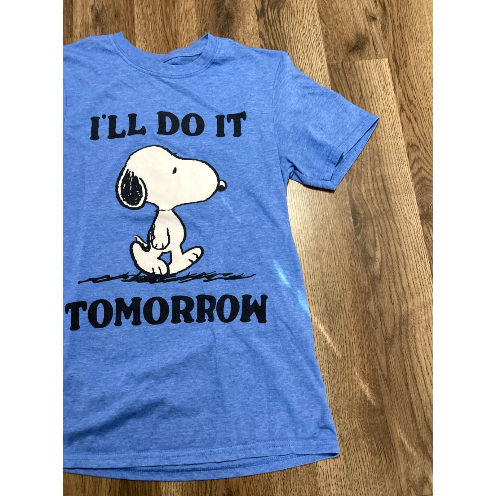 Peanuts Peanuts Shirt Men's Size Small Blue "I'll Do It Tomorrow" Print Size US S / EU 44-46 / 1 - 4 Thumbnail