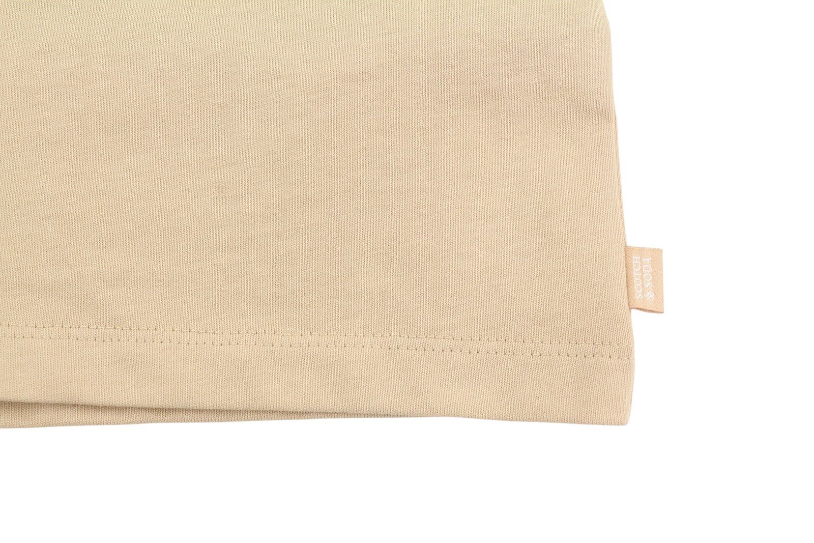 Scotch & Soda M Beige Organic Cotton Pocket T-Shirt 88584 Size US M / EU 48-50 / 2 - 5 Thumbnail