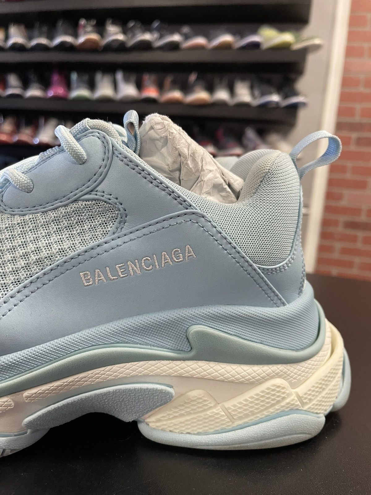 Balenciaga Size 12US/45US - Balenciaga Triple S "Light Blue" Size US 12 / EU 45 - 5 Thumbnail