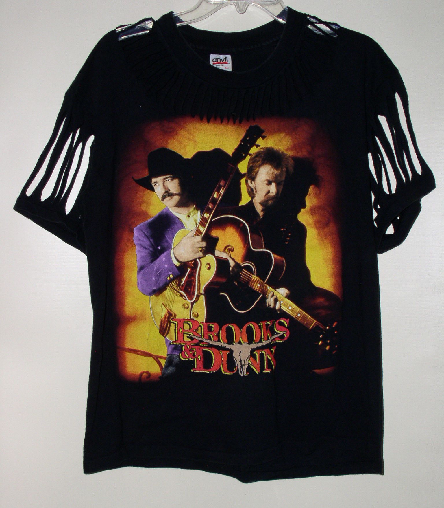 Band Tees Brooks & Dunn Concert Shirt 1997 Rodeo Bull Single Stitched Size US L / EU 52-54 / 3 - 1 Thumbnail