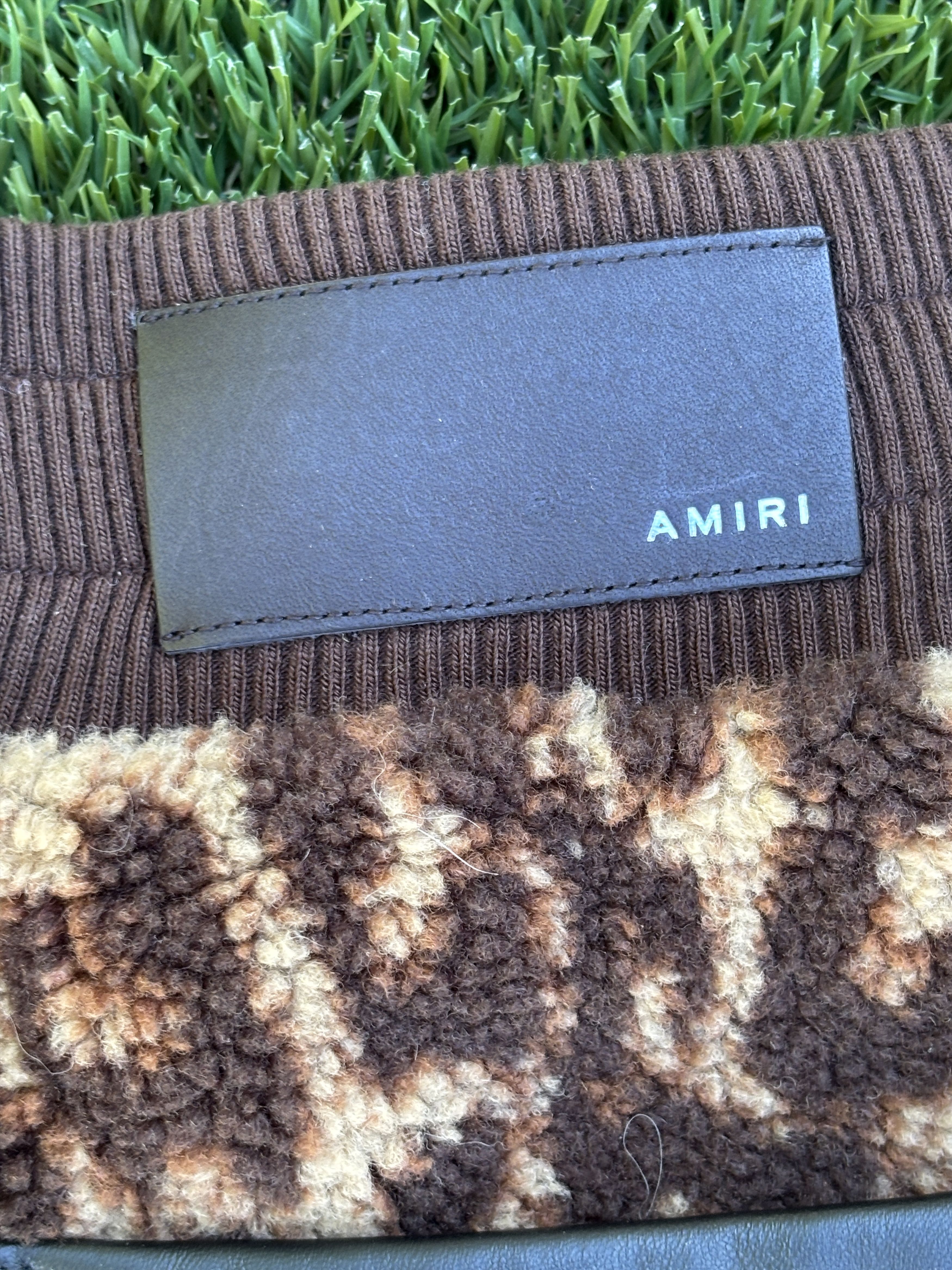 Amiri Amiri Brown Leopard Print Fleece Sherpa Pants Size US 32 / EU 48 - 12 Thumbnail