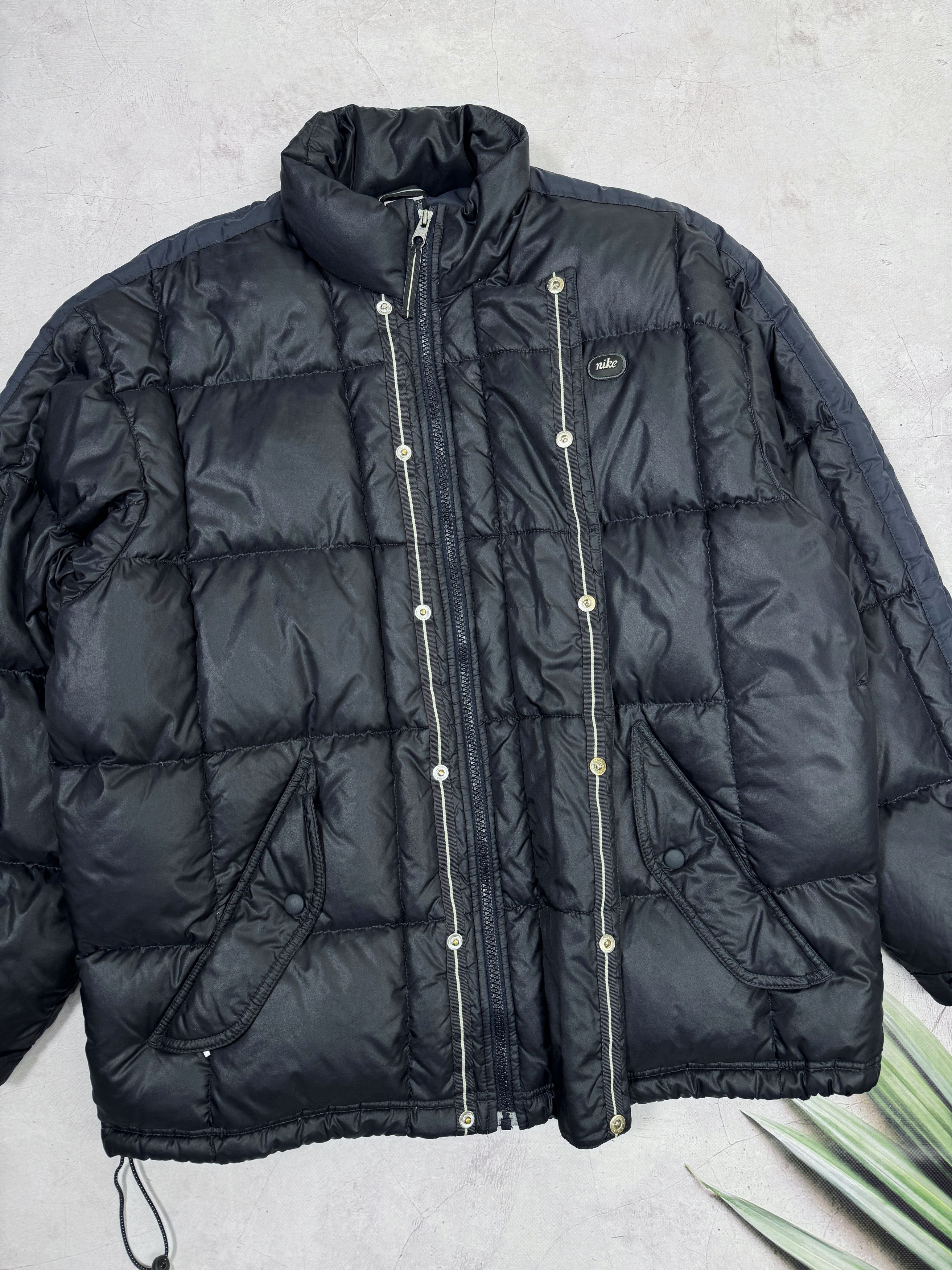 Nike × Vintage Y2K Nike Puffer Square Quilted Jacket One Bowerman Drive Size US L / EU 52-54 / 3 - 4 Thumbnail