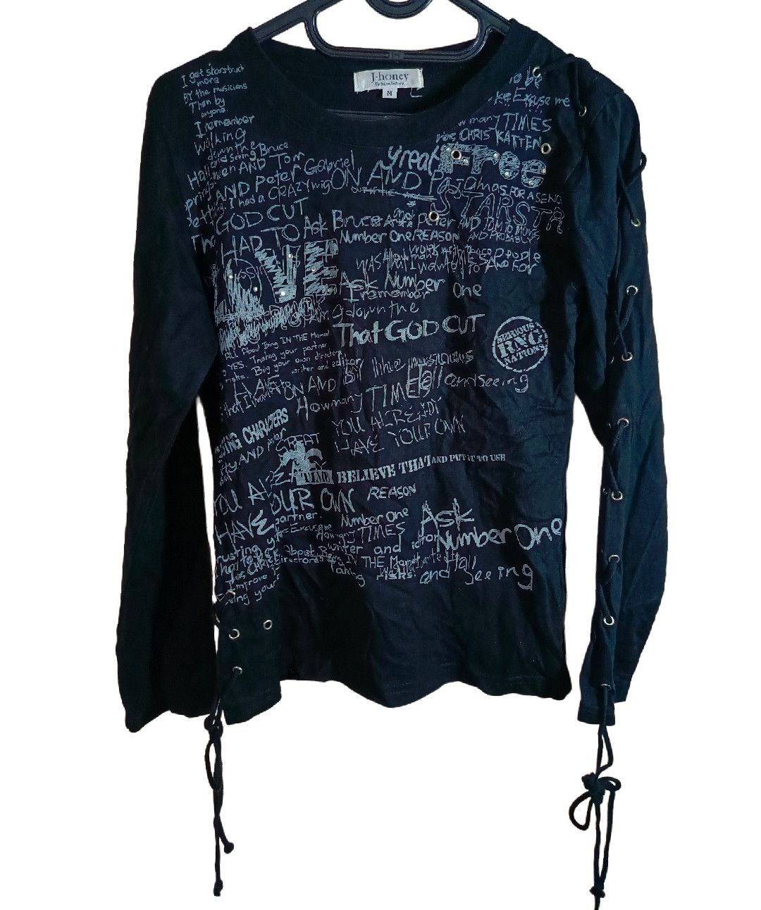 Japanese Brand Y2K punk poem style long sleeve Size M / US 6-8 / IT 42-44 - 1 Thumbnail