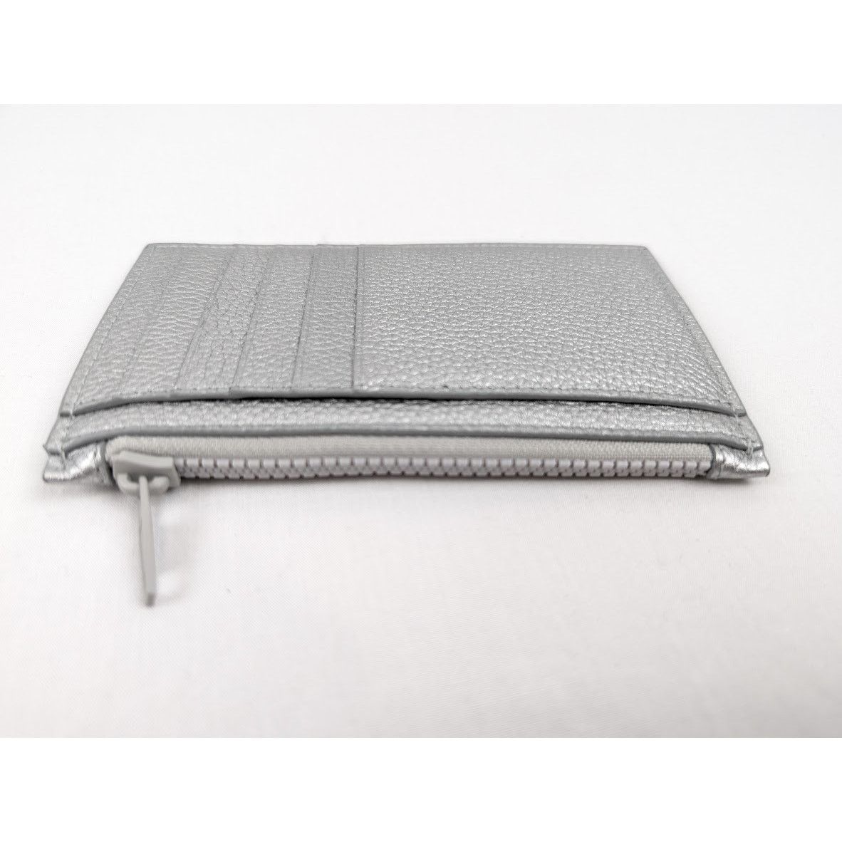 Balenciaga o1rshd1 Size: OS / Car Chevron Zip in Wallet in Silver Size ONE SIZE - 6 Thumbnail