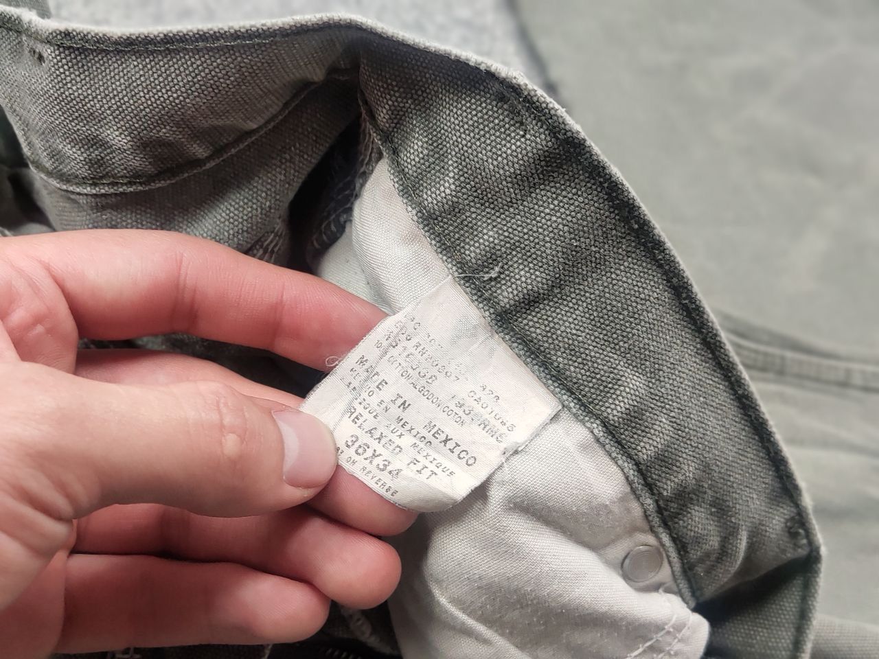 Dickies Vintage Dickies Faded Canvas Patchwork USA Style Skate Pants Size US 34 / EU 50 - 16 Thumbnail