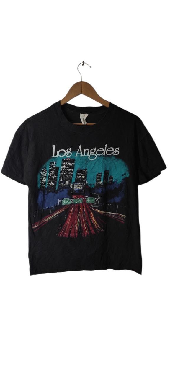 Vintage VINTAGE LOS ANGELES CITY SINGLE STICH TEE Size US M / EU 48-50 / 2 - 1 Thumbnail