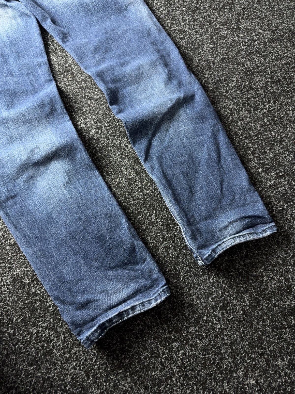 Armani Exchange Vintage 00s Emporio Armani Italy Y2K Distressed Jeans W34 Size US 34 / EU 50 - 10 Thumbnail