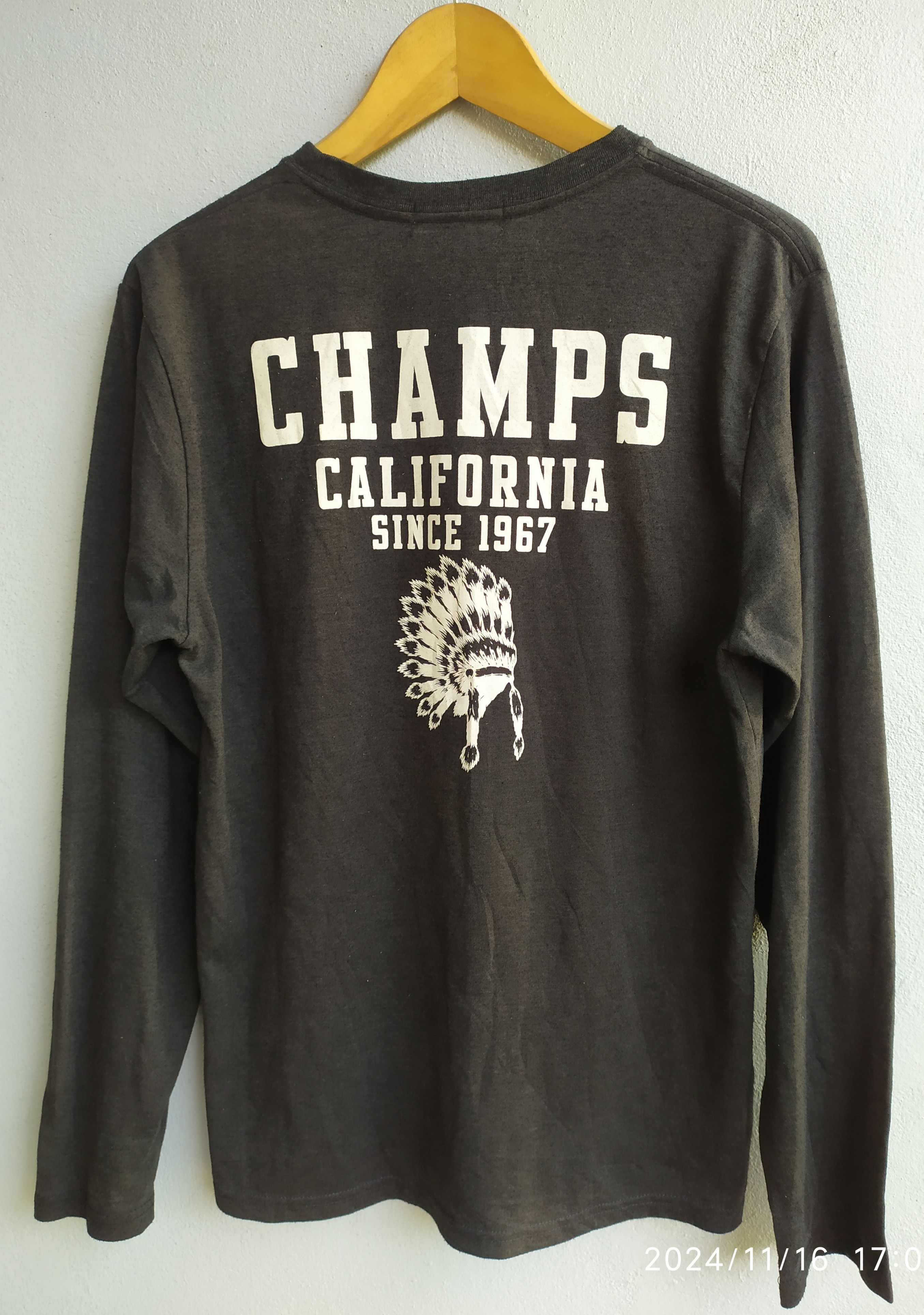 Beauty Beast × If Six Was Nine × Japanese Brand Vintage Commontage Champs Long Sleeve Tee Size US L / EU 52-54 / 3 - 2 Thumbnail