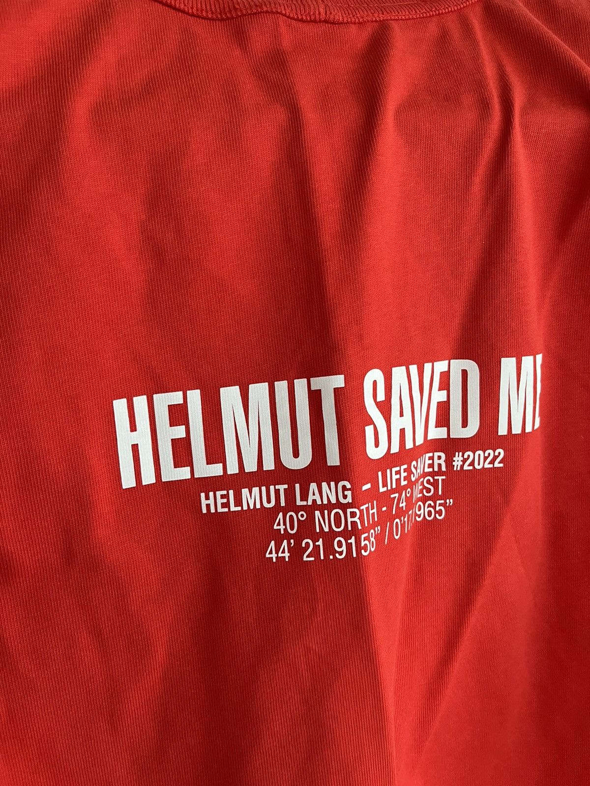 Helmut Lang Brand New Limited Edition Runway Lifeguard Logo Tank Top Size US XL / EU 56 / 4 - 8 Thumbnail