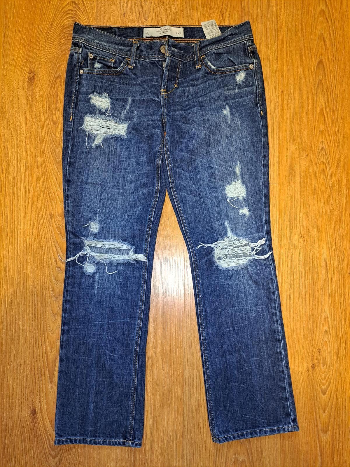 Abercrombie & Fitch Abercrombie & Fitch Jeans Womens Size 0 W25 Blue 100% Cotton Size 25" / US 0 / IT 36 - 1 Thumbnail