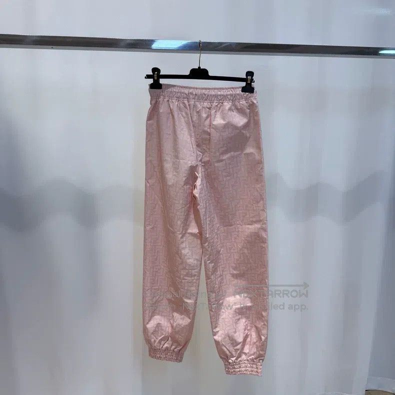 Fendi Fendi size XS Solid Color Drawstring Print Sports Pants Size 22" - 3 Thumbnail