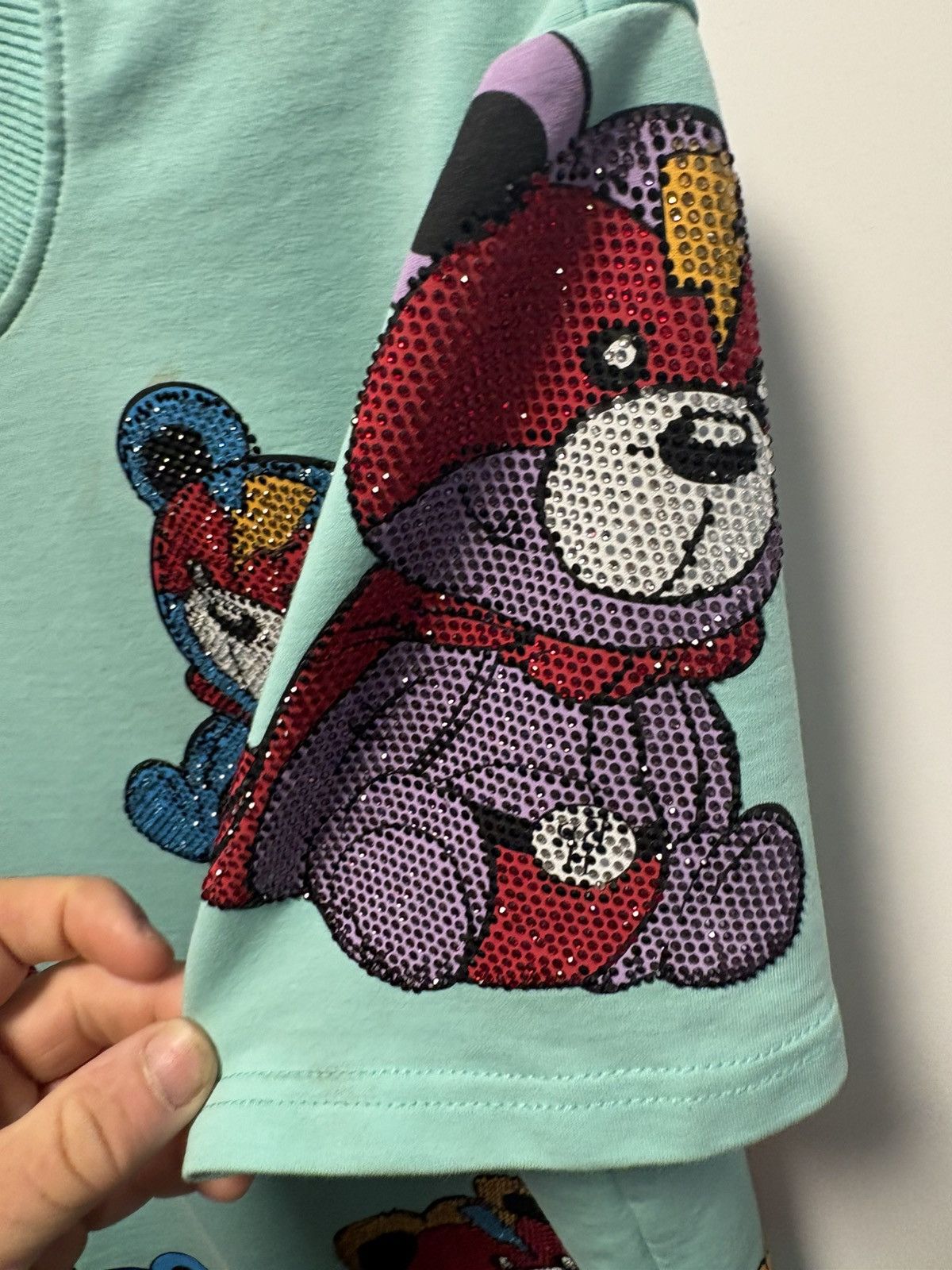 Other Black Pharaoh Light Green Bear Rhinestone Unisex Size S Mens Size US S / EU 44-46 / 1 - 6 Thumbnail
