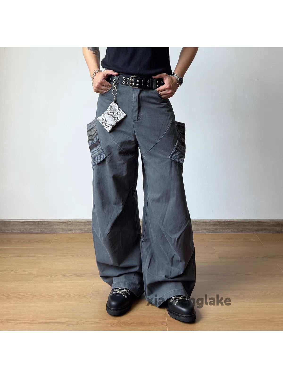 Vintage xz utility skate hiphop flared military outdoor cargo pants Size US 32 / EU 48 - 3 Thumbnail