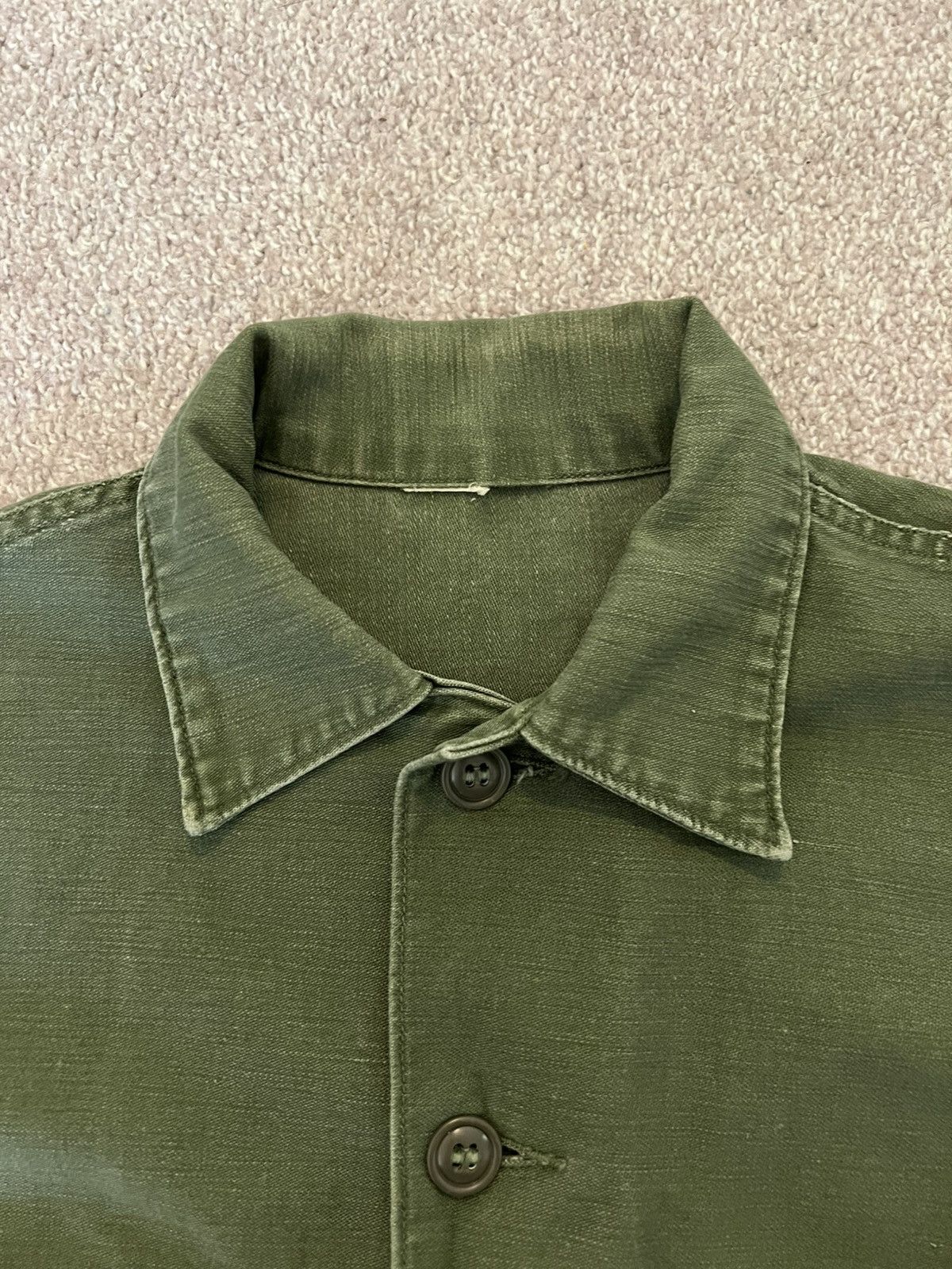 Vintage 1965 Fatigue American Military Button Up Size US M / EU 48-50 / 2 - 4 Thumbnail