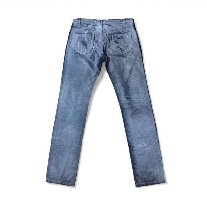Maison Margiela Maison Margiela AW09 Flocked White Paint Denim Size US 34 / EU 50 - 1 Thumbnail