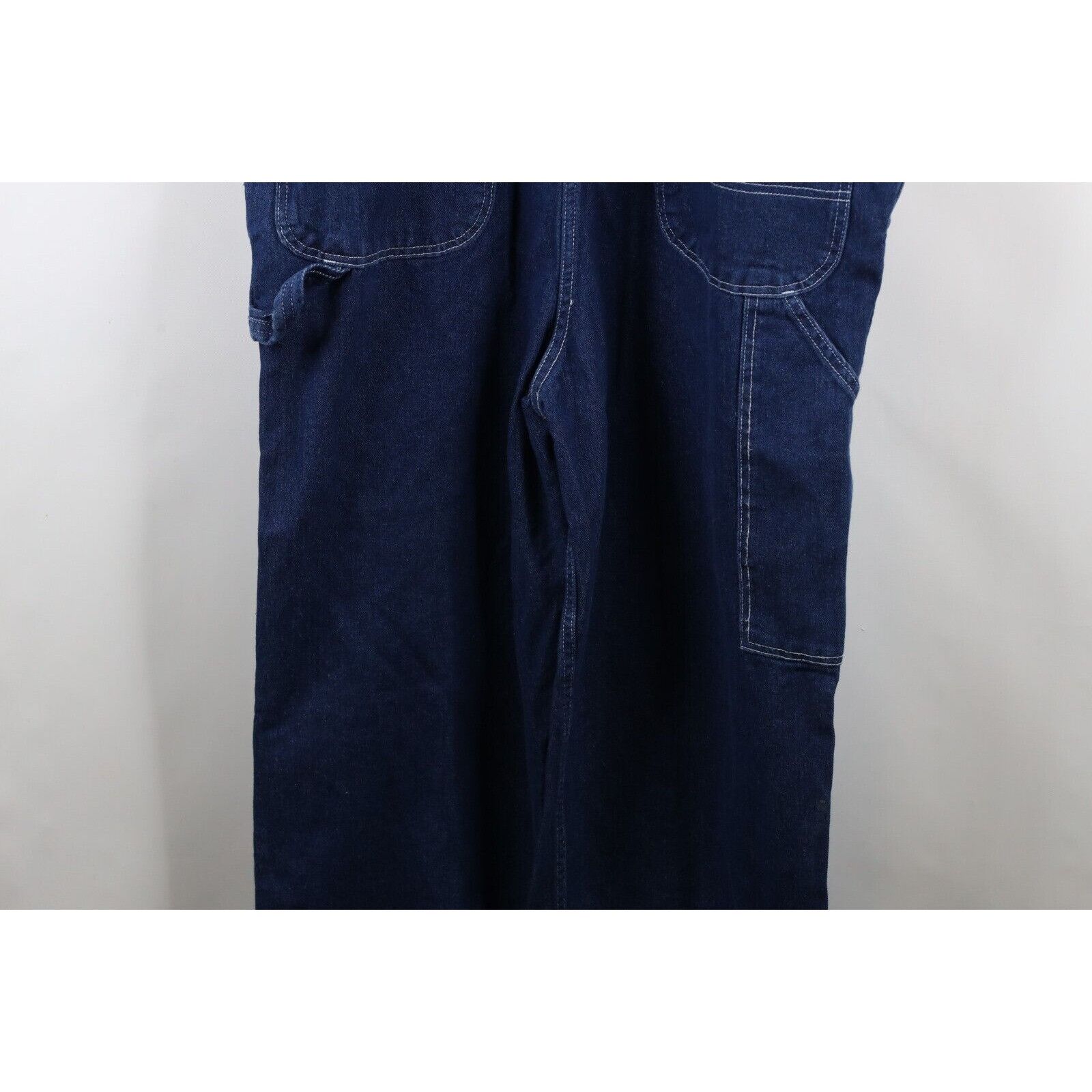 Dickies × Vintage Vintage Y2K Dickies Distressed Wide Leg Dungaree Overalls Size US 30 / EU 46 - 21 Thumbnail