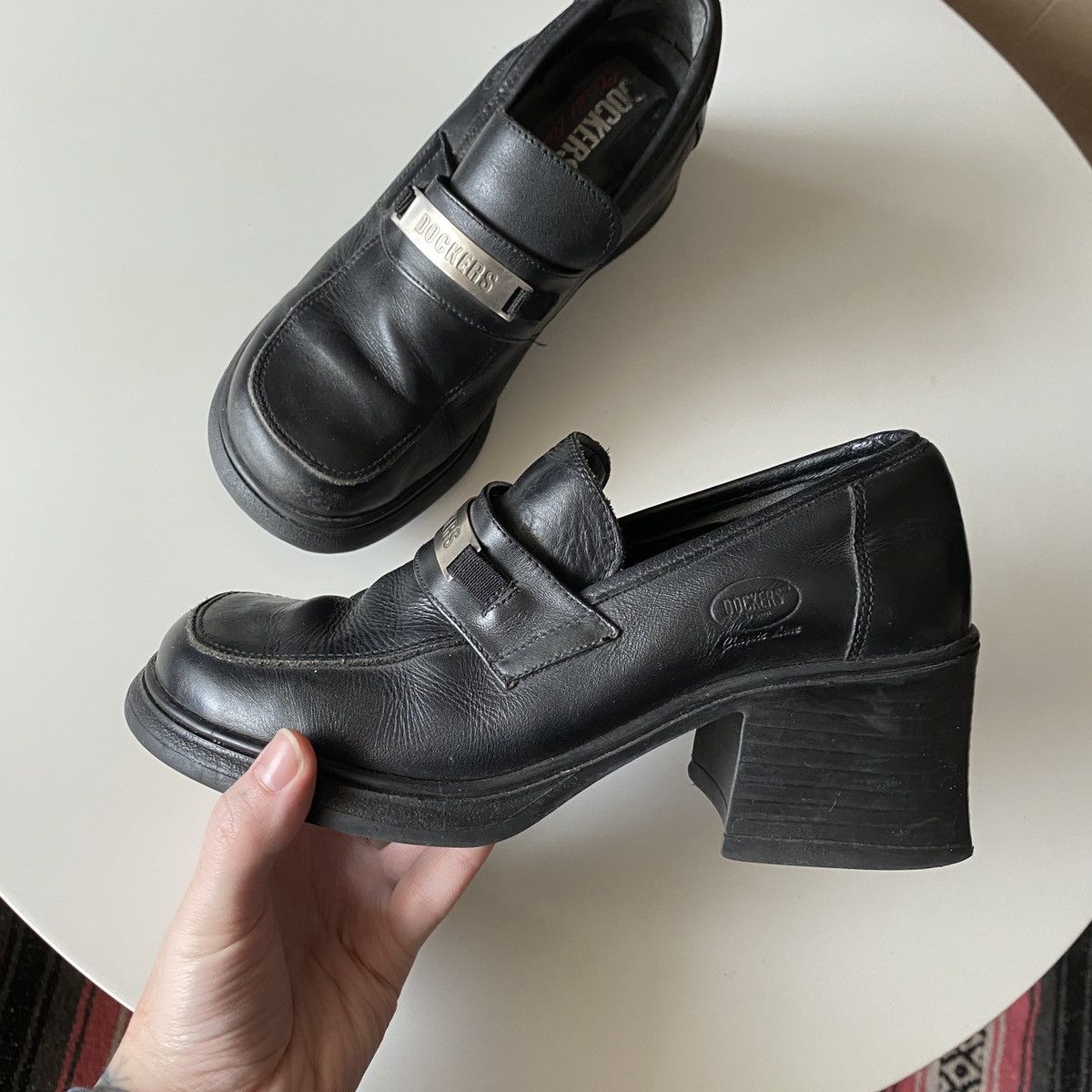 Designer × Dockers × Vintage vintage genuine leather mules dockers Size US 8 / IT 38 - 3 Thumbnail