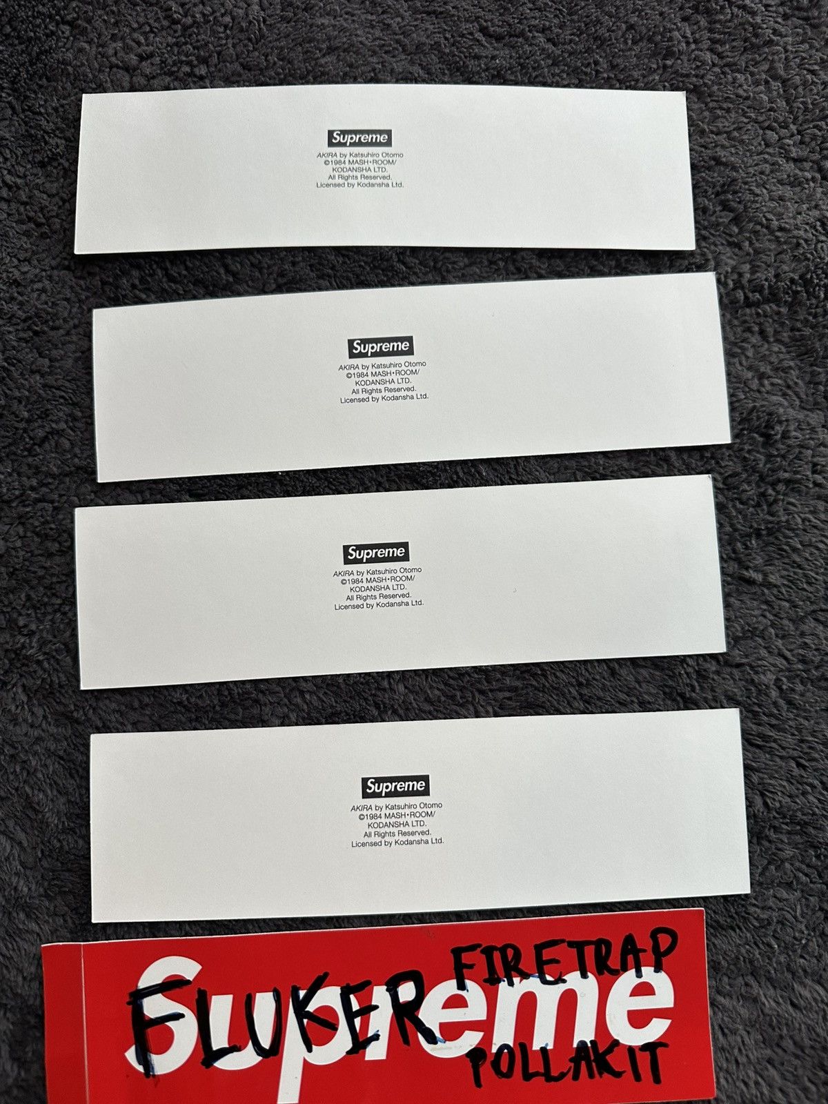 Supreme Supreme Akira Box Logo Sticker Size ONE SIZE - 2 Thumbnail