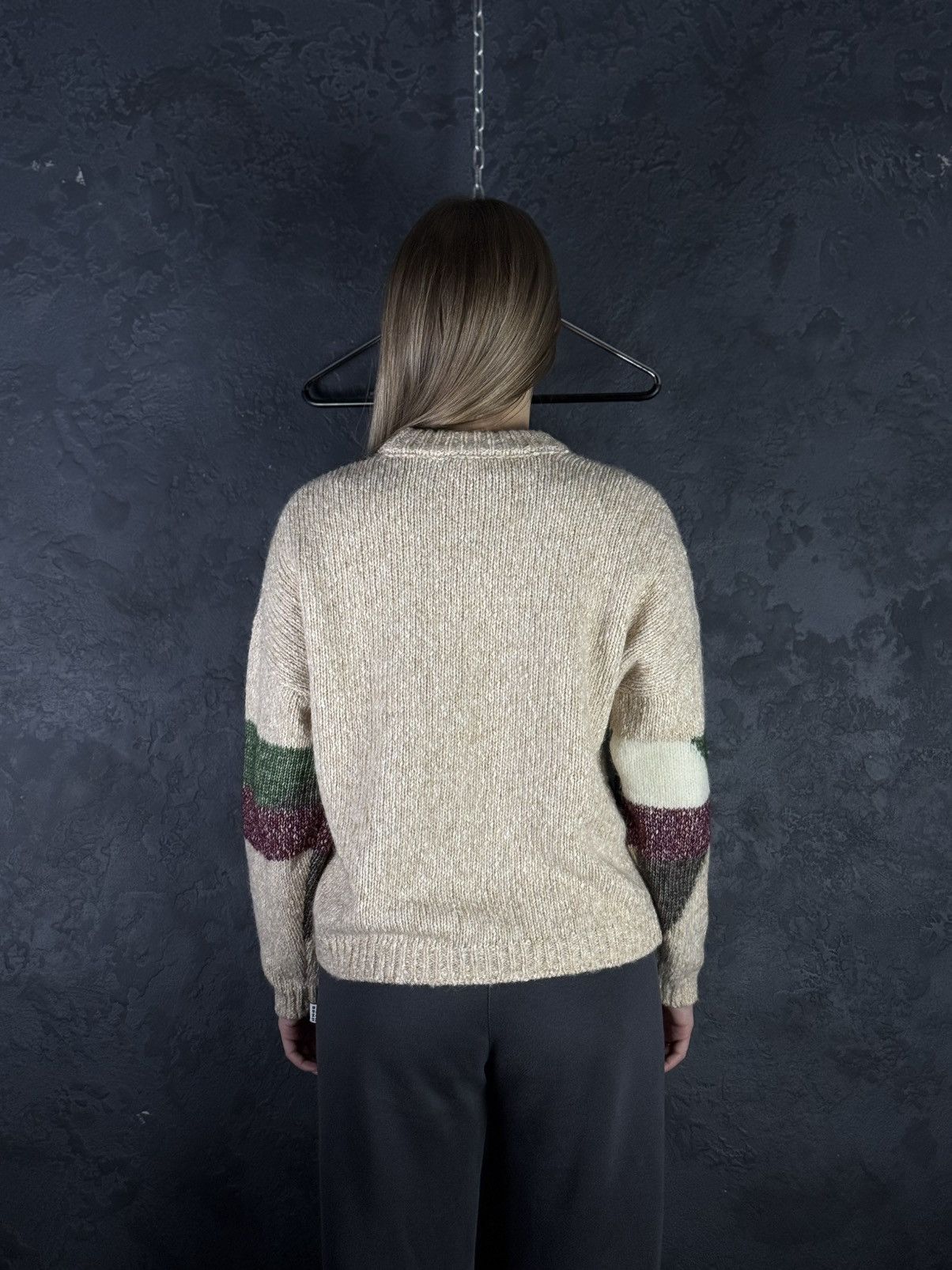 Sezane La Maille Sezane Colorblock Pattern Crew Neck Sweater Size S / US 4 / IT 40 - 4 Thumbnail