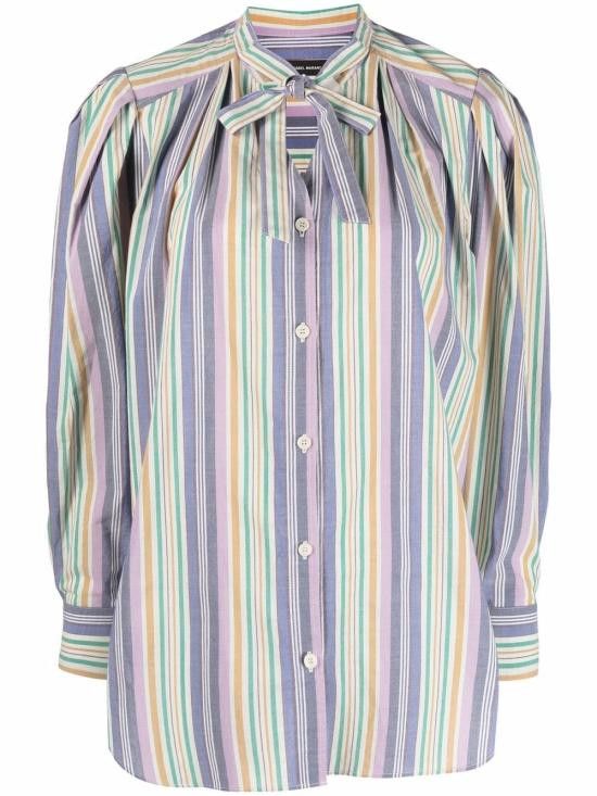 Isabel Marant ISABEL MARANT Women Shirts BS0054 22P025I TIVERNA80LR Purple Size M / US 6-8 / IT 42-44 - 1 Thumbnail