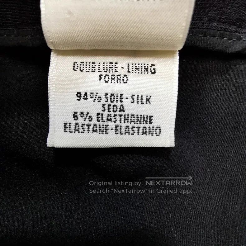 Hermes Hermes Black Wool Blended Skirt Size 24" / US 00 / IT 34 - 4 Thumbnail