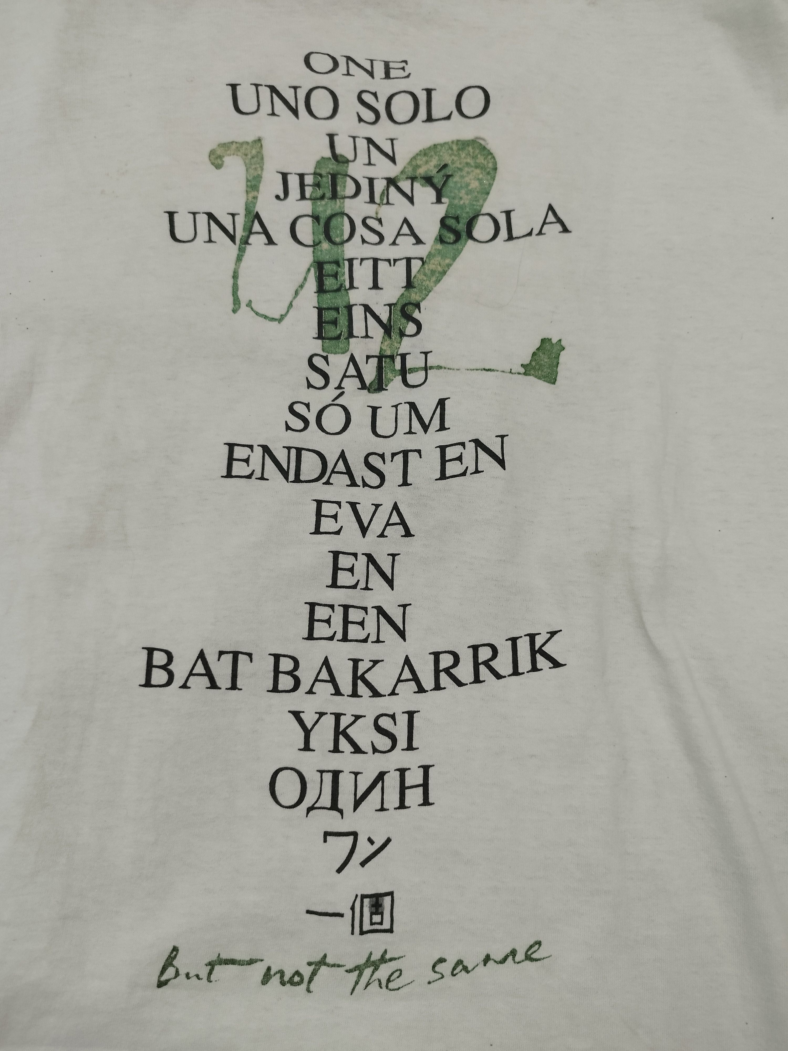 Band Tees × Vintage Best Offer Vintage 1991 Trashed U2 One World Tour T shirt Size US M / EU 48-50 / 2 - 4 Thumbnail