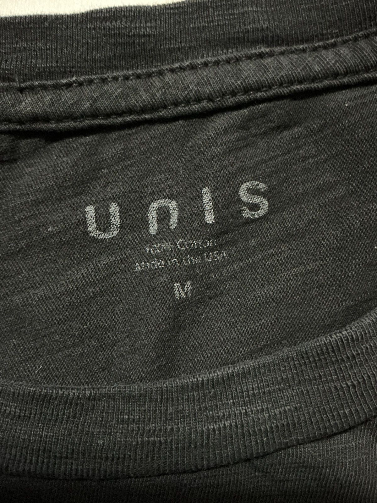 Unis Unis New York Made In USA Blank Crewneck S/S Pocket T-Shirt Size US M / EU 48-50 / 2 - 5 Thumbnail