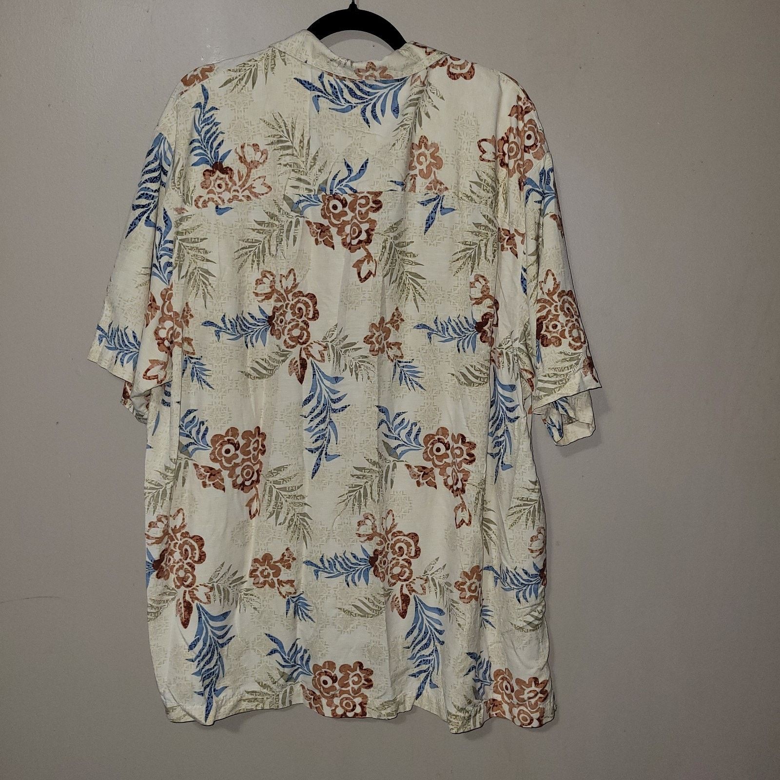 & Other Stories Paradise Collection Hawaiian Men’s XXL Short Sleeve SILK Size US XXL / EU 58 / 5 - 6 Thumbnail