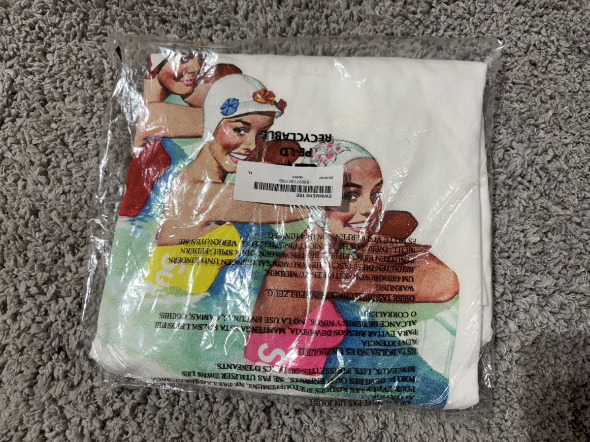 Supreme Supreme Swimmers T-Shirt 'White' Size XL Size US XL / EU 56 / 4 - 1 Thumbnail