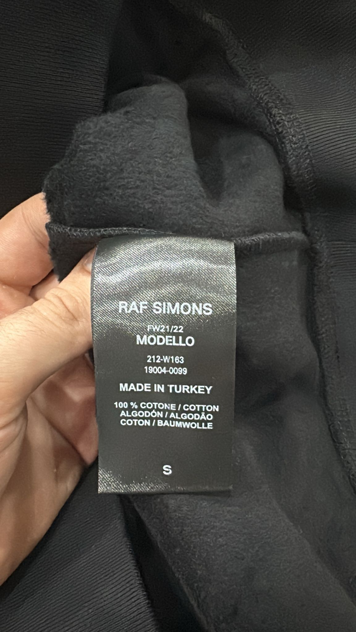 Raf Simons Raf Simons Gothic Web Hoodie Size Small Size US S / EU 44-46 / 1 - 12 Thumbnail