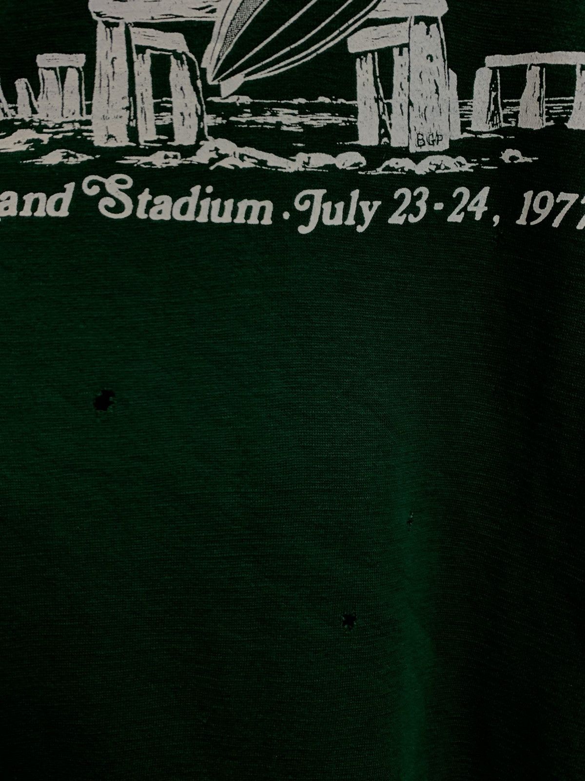 Band Tees *RARE* Vintage 1977 Led Zeppelin Oakland Stadium Tour Jacket Size US L / EU 52-54 / 3 - 6 Thumbnail