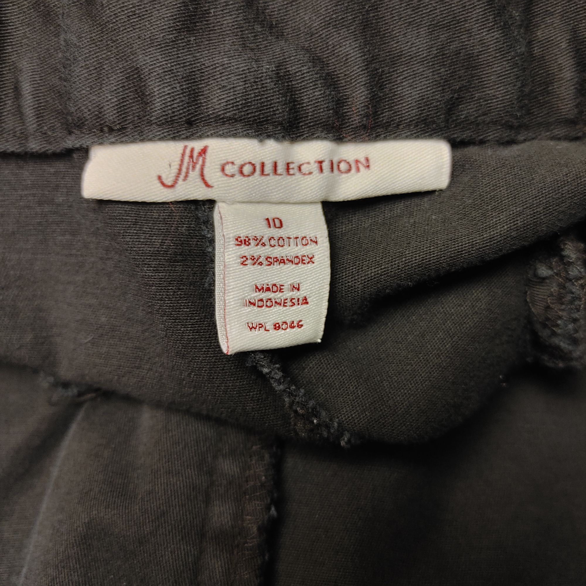 JM Collection JM Collection Women's Black Jean Knee Length Shorts 10 Size 32" / US 10 / IT 46 - 3 Thumbnail