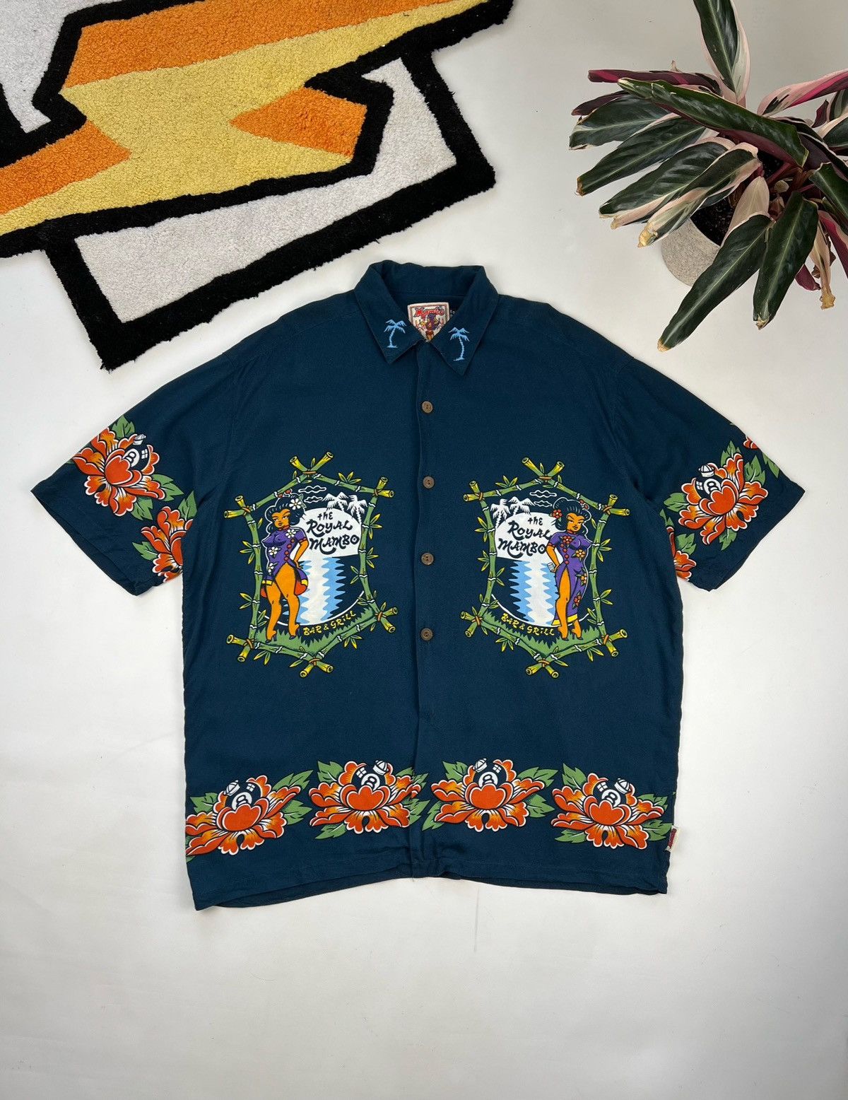 Mambo vintage mambo shirt the royal mambo Tiger and sexy lady Size US M / EU 48-50 / 2 - 2 Thumbnail