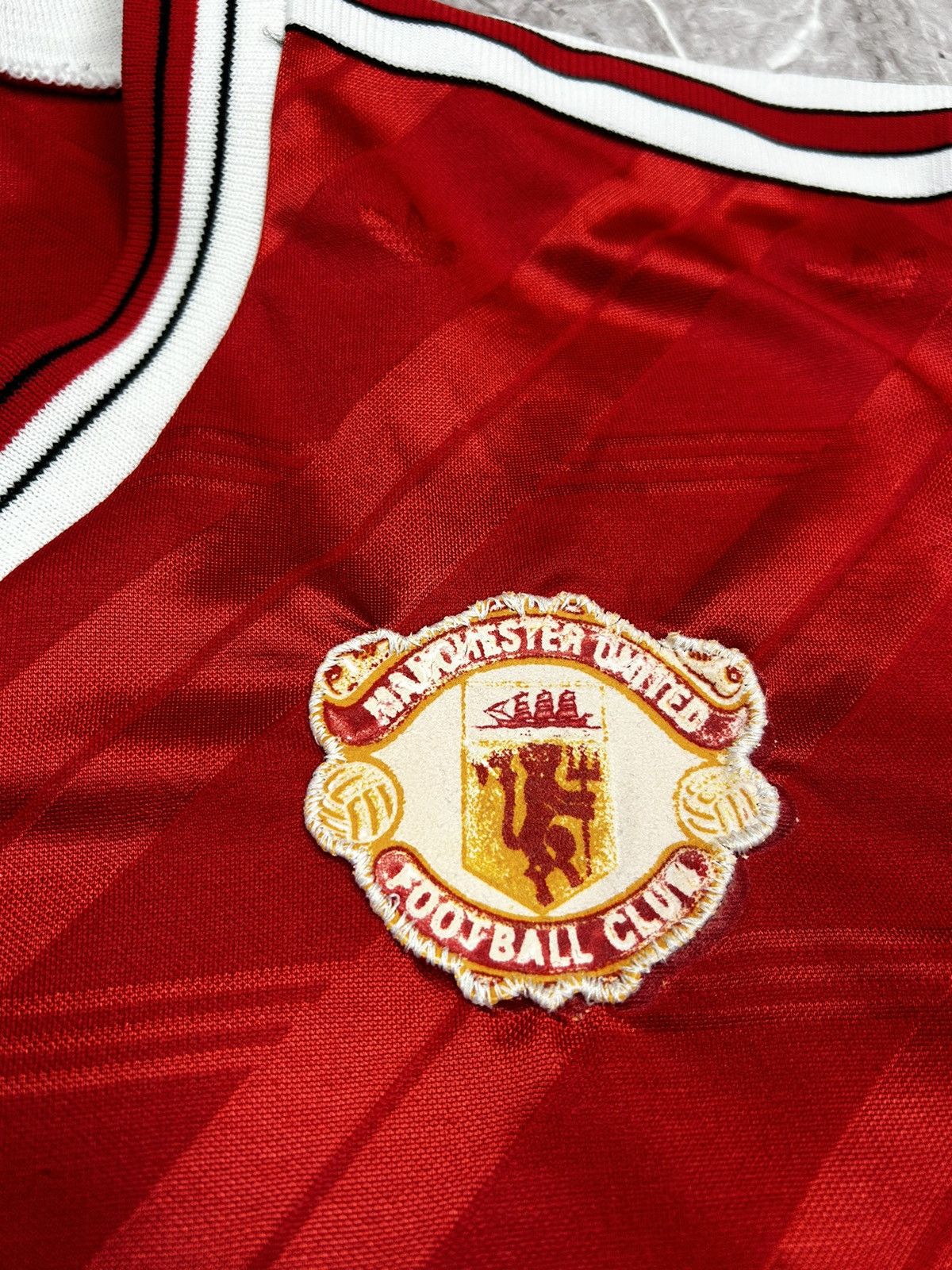 Adidas Vintage 1986s Manchester United Jersey Football Club Soccer Size US S / EU 44-46 / 1 - 6 Thumbnail