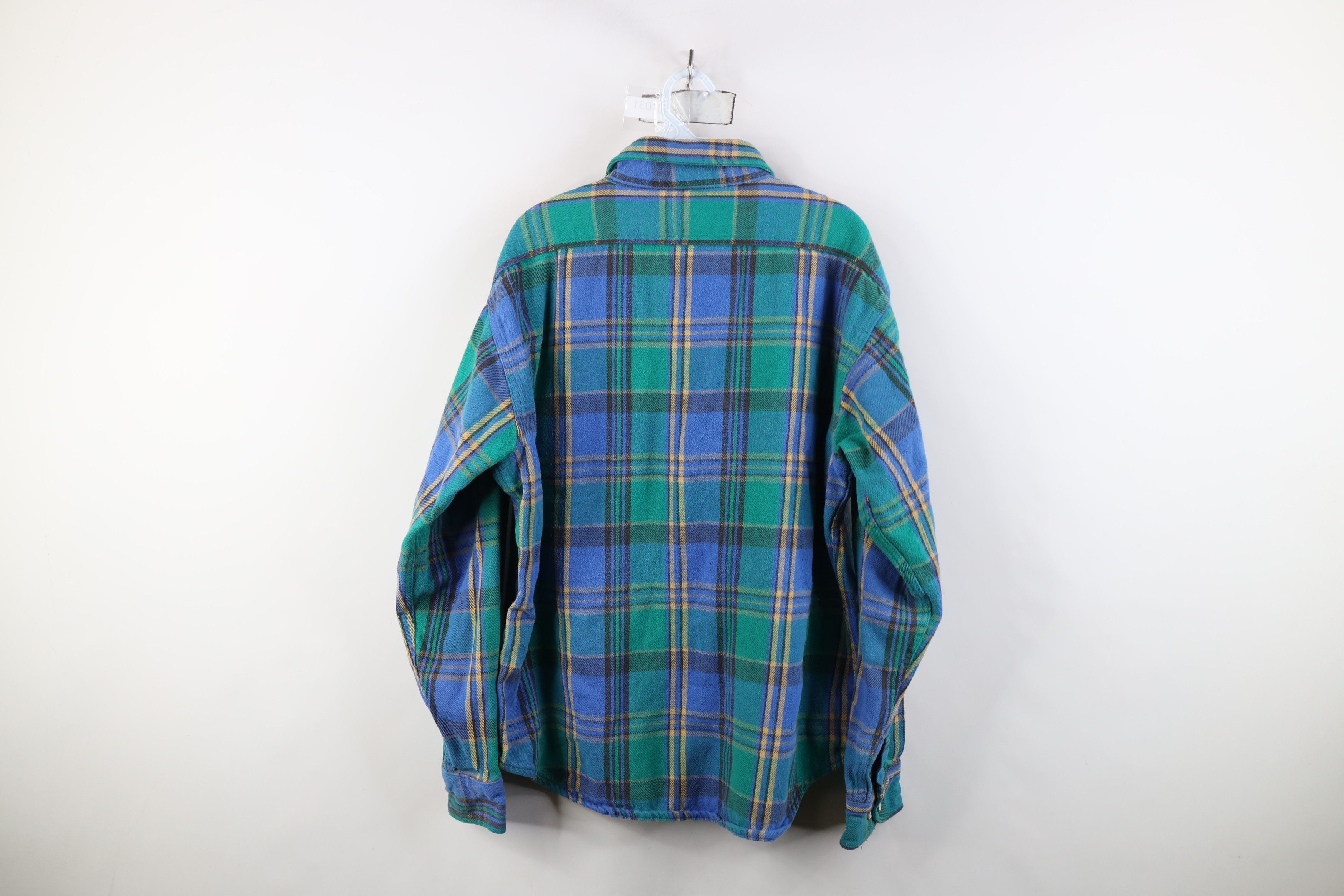 FiveBrother Vintage 90s Five Brother Heavyweight Flannel Button Shirt Size US XL / EU 56 / 4 - 8 Thumbnail