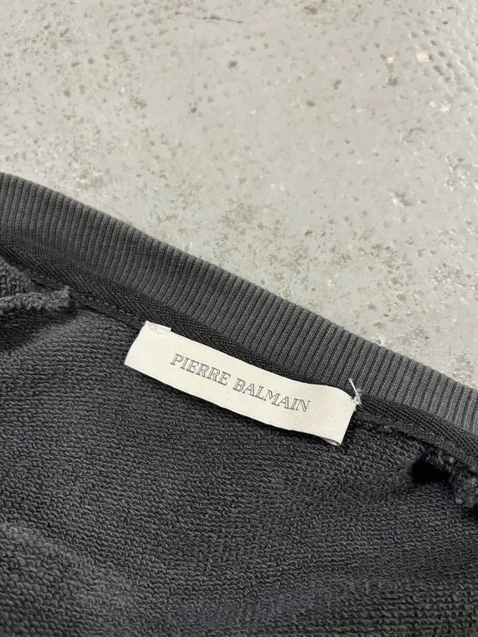 Pierre Balmain 2010s Pierre Balmain Double Zip Horpist Grey Biker Sweater Size US M / EU 48-50 / 2 - 10 Thumbnail
