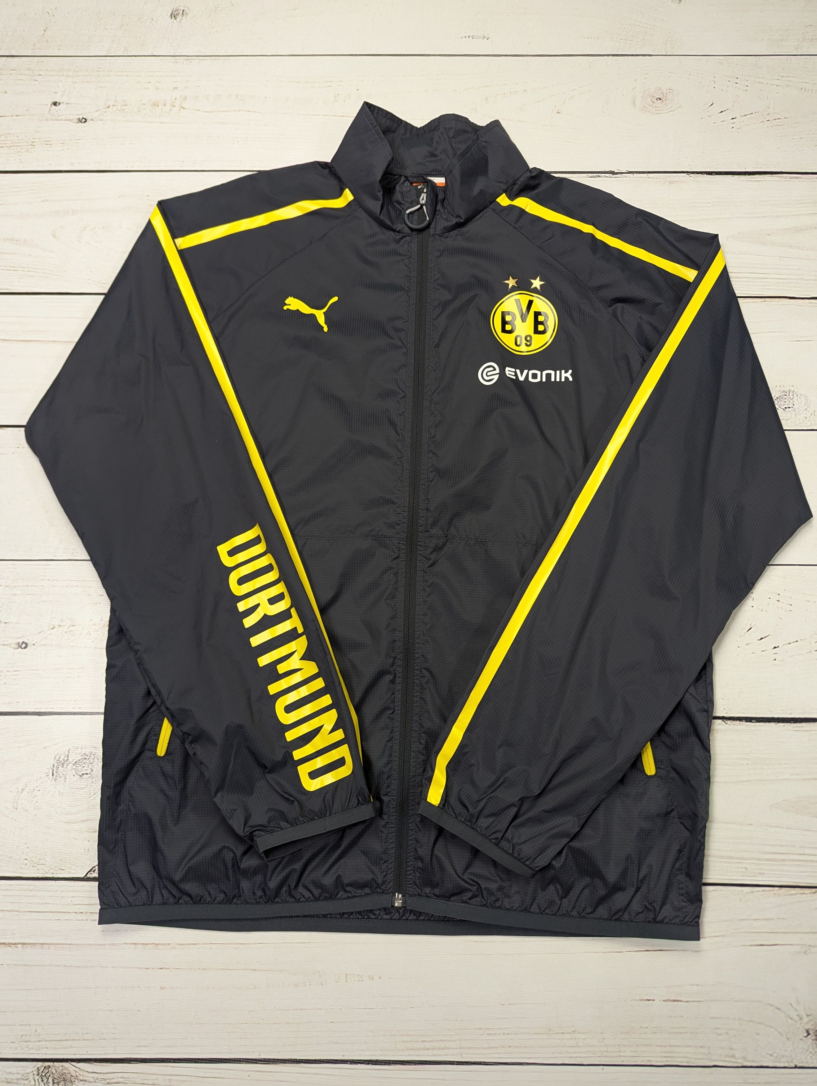 Puma Puma BVB Borussia Dortmund Windbreaker raincoat light jacket Size US M / EU 48-50 / 2 - 1 Thumbnail