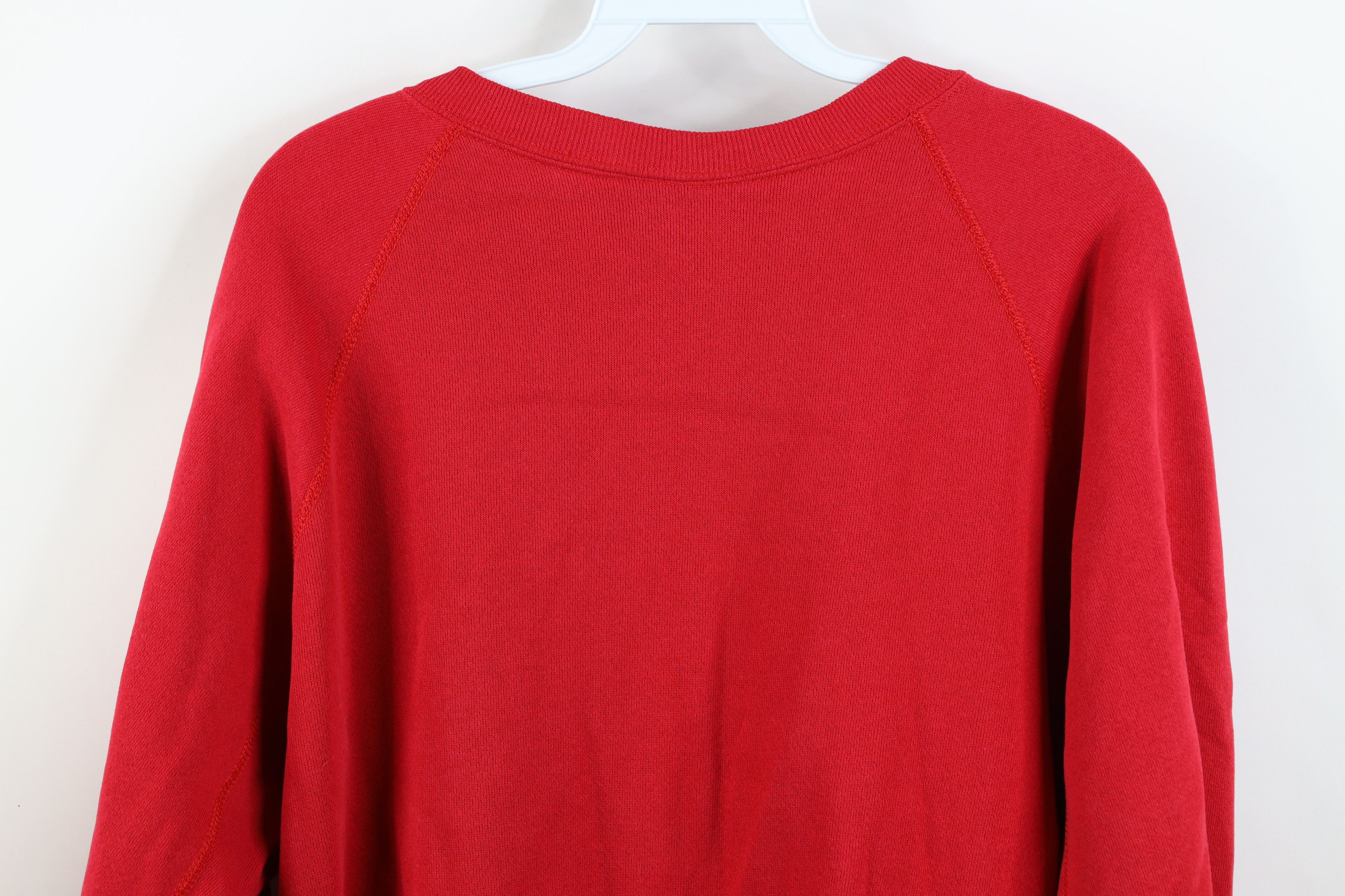 Vintage Vintage 70s Streetwear Gusset Crewneck Sweatshirt Red USA Size US S / EU 44-46 / 1 - 10 Thumbnail