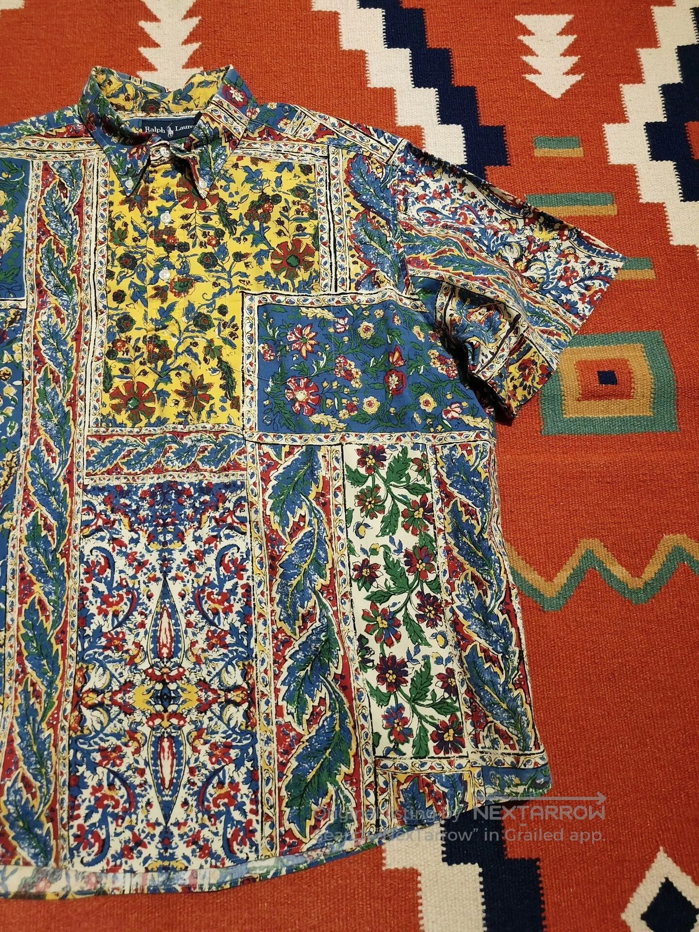 Polo Ralph Lauren Vintage Polo Ralph Lauren 90s Hawaiian Pullover Shirt. Size US L / EU 52-54 / 3 - 5 Thumbnail