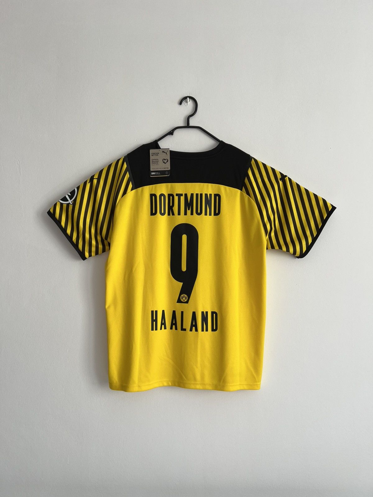 Puma Borussia Dortmund Haaland 2021-2022 Home Jersey | Soccer Size US XL / EU 56 / 4 - 7 Thumbnail