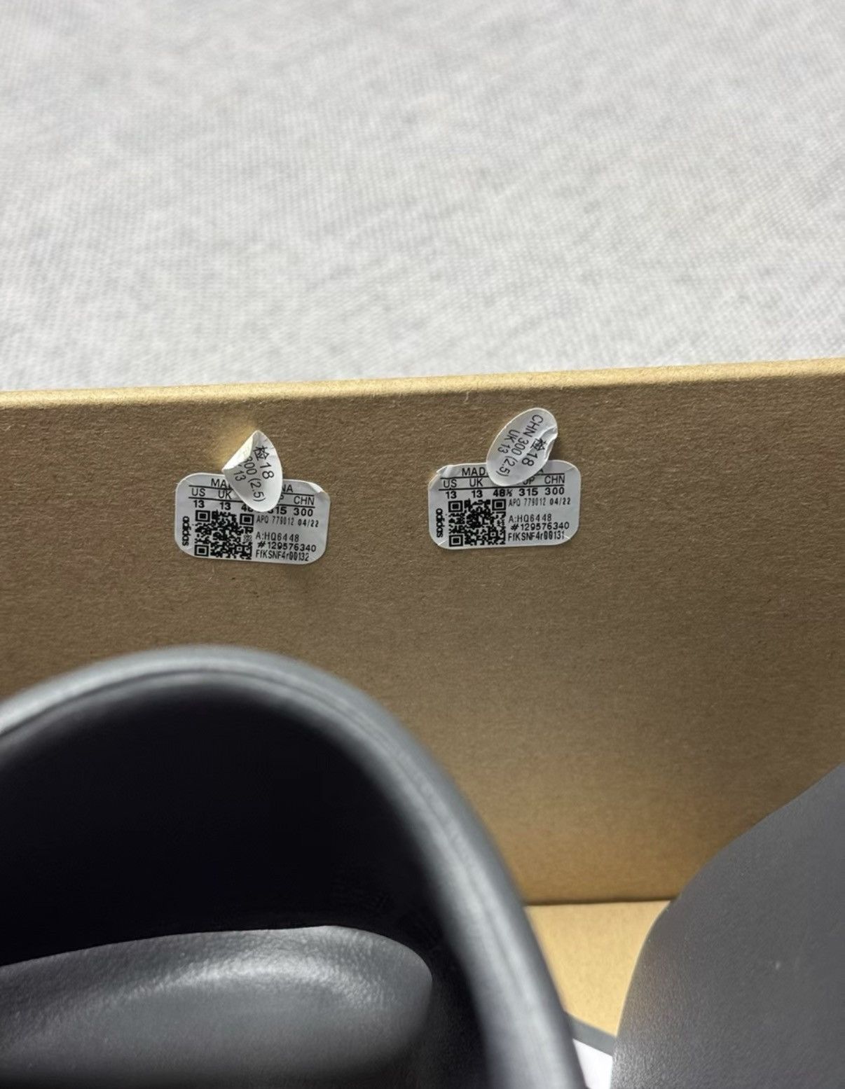 Adidas Adidas Yeezy Slide Onyx HQ6448 K37 Size US 13 / EU 46 - 4 Thumbnail