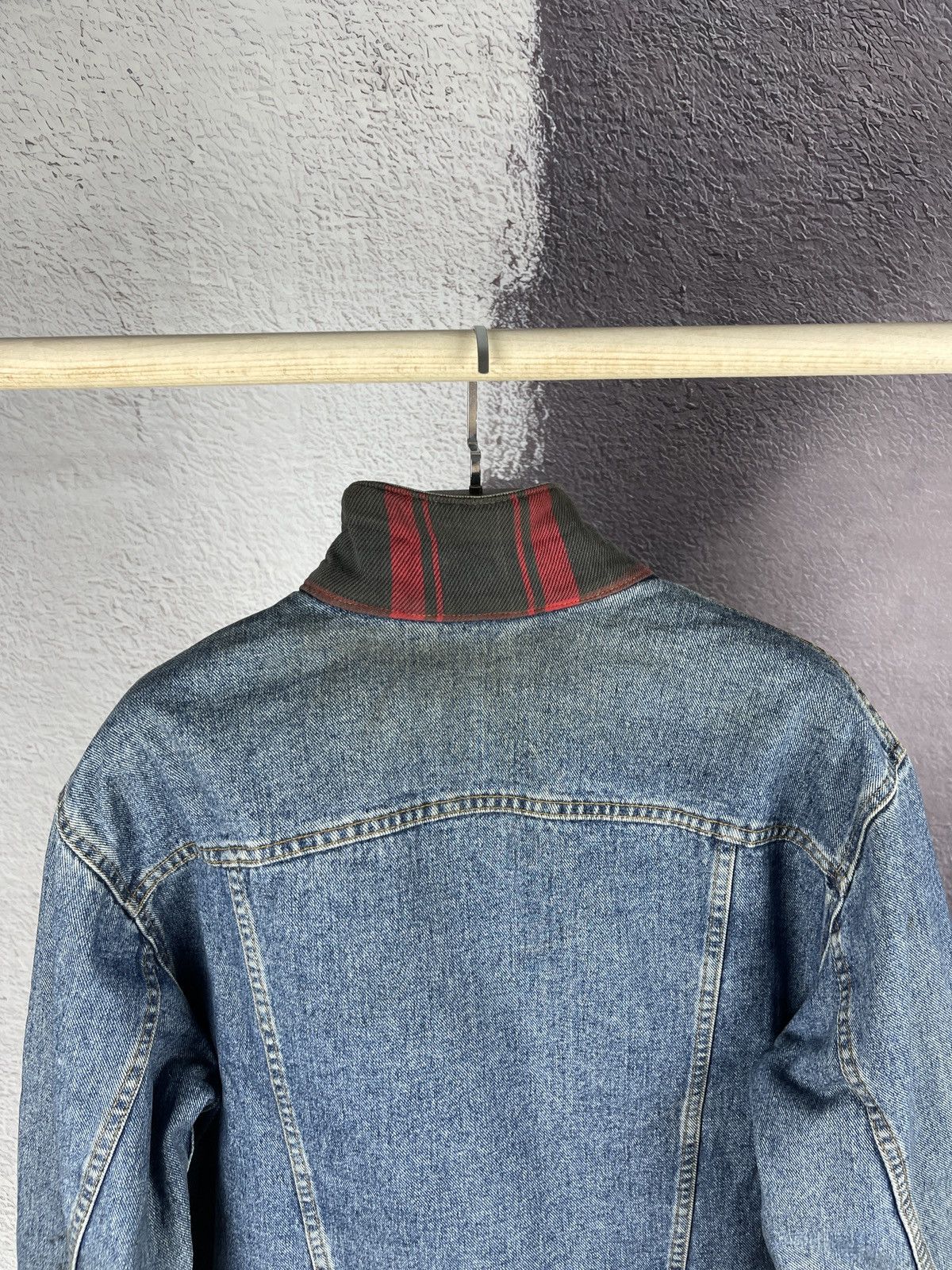 Levi's Levi’s vintage 90s faded checkered lining trucker jacket Size US XL / EU 56 / 4 - 20 Thumbnail