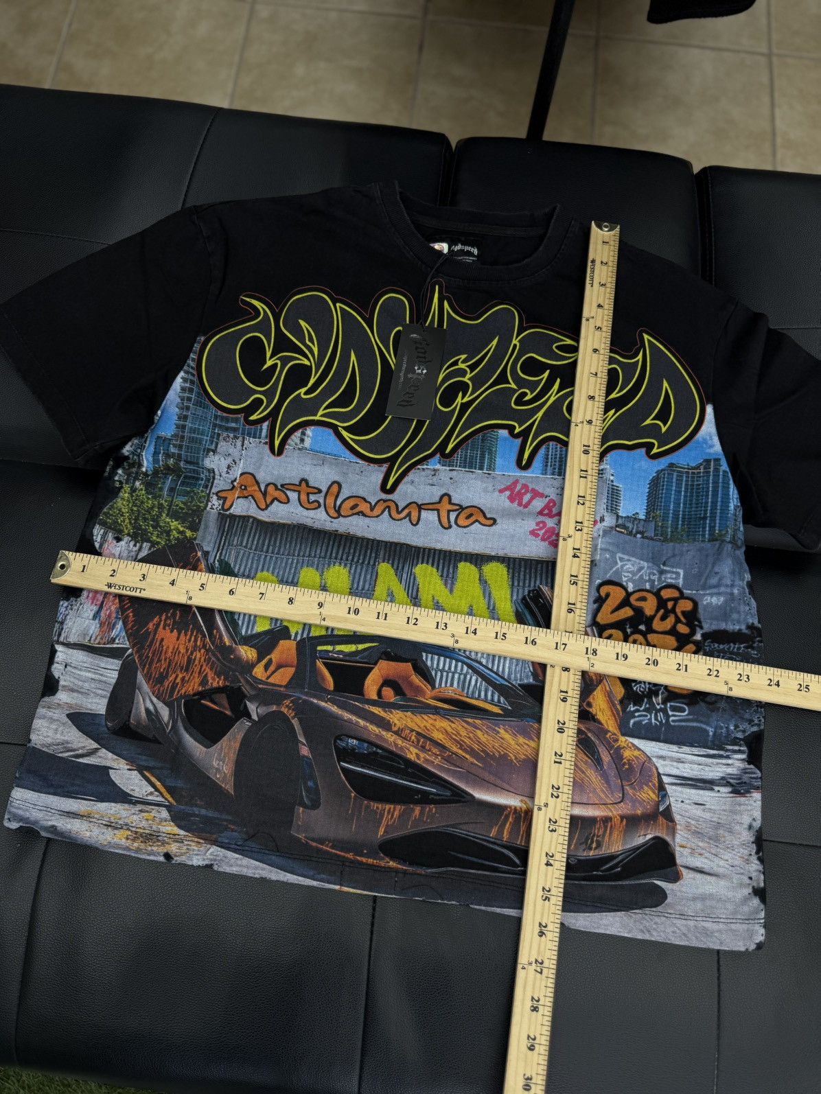 Godspeed Godspeed Miami Lambo Tee Shirt Size Large (NEW) Size US L / EU 52-54 / 3 - 7 Thumbnail