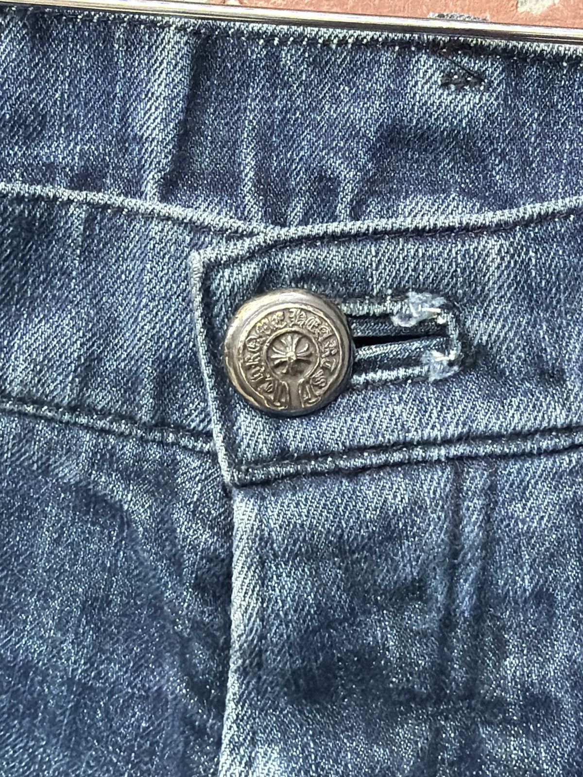Chrome Hearts Chrome Hearts Patch Jeans Crosses Leather Blue Jean Size US 32 / EU 48 - 8 Thumbnail