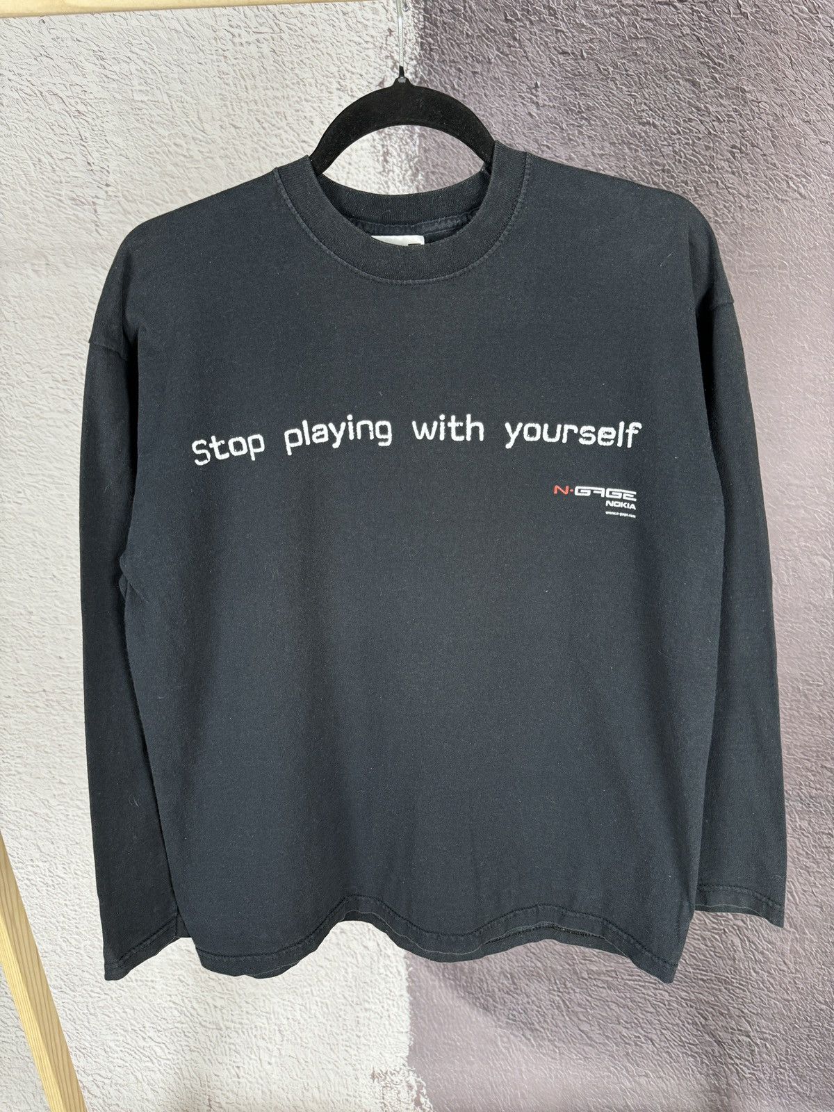 Band Tees × Vintage Vintage 2004 Nokia N-Gage Snow Tour rare long sleeve tee Size US M / EU 48-50 / 2 - 3 Thumbnail
