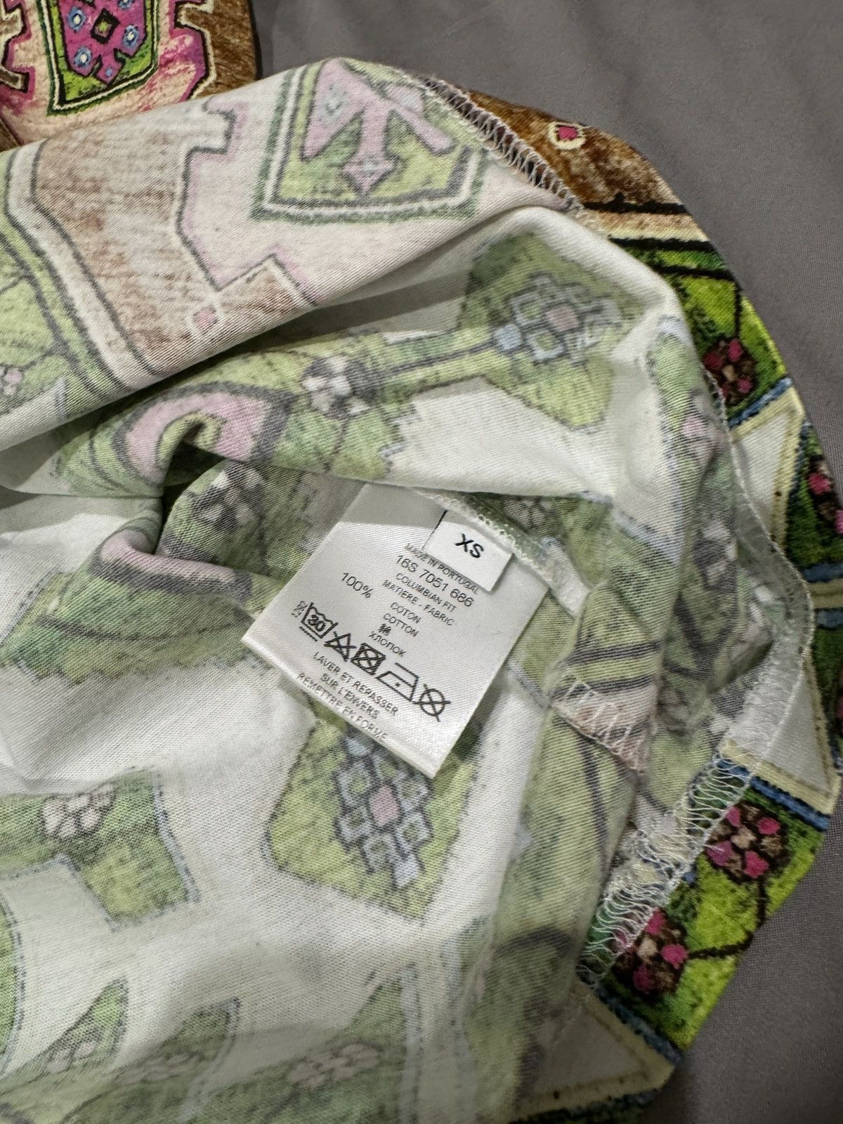 Givenchy Givenchy Green Parsley Persian Aztec Pattern Print ZS Size US XS / EU 42 / 0 - 4 Thumbnail