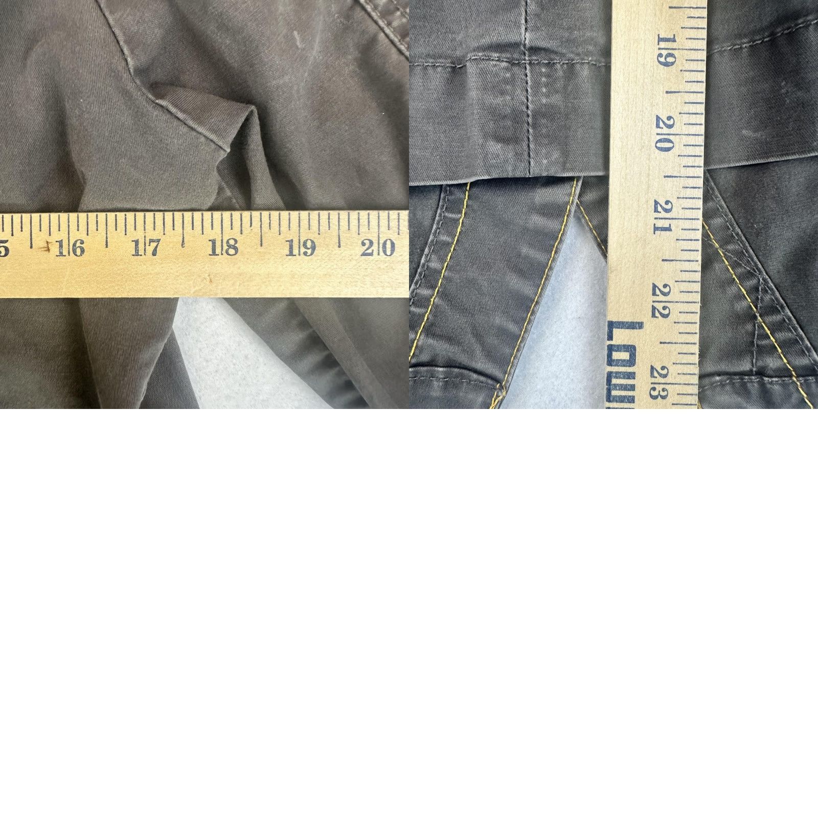 Fubu FUBU Jacket Womens 2XL Military Dark Shadow Embroidered Button Pockets Logo Casual Winter Spring Fall Gray Size XXL / US 16-18 / IT 52-54 - 9 Thumbnail