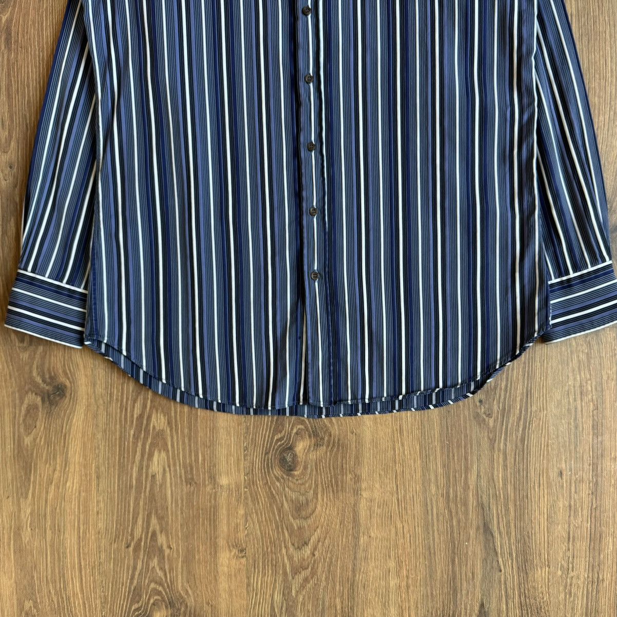 Etro Etro Button Up Striped Shirt Men’s 41 Made In Italy Size US L / EU 52-54 / 3 - 3 Thumbnail